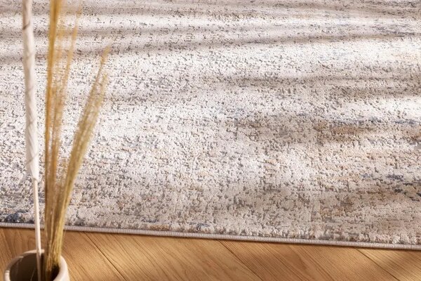 Kobercový ráj Moderní kusový koberec abstraktní Pula Blizzard béžový Rozměr: 133x195 cm