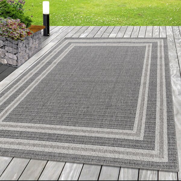 Kusový venkovní koberec Aruba 4901 grey 60x100 cm