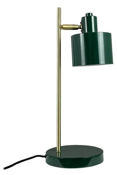 Dyberg Larsen Stolní lampa Ocean, tmavě zelená, výška 43 cm, Zelená, Obývací pokoj / jídelna, kov, Design