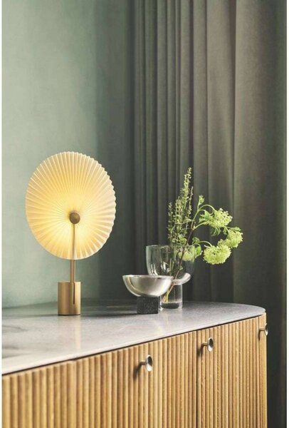 GEJST Liris Portable Stolní Lampa Mosaz - GEJST, stmívatelný, Mosaz / zlato, Obývací pokoj / jídelna, kov, Design