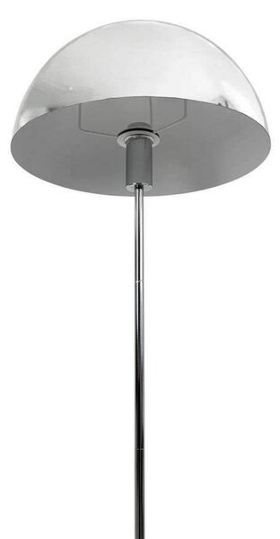 Dyberg Larsen Stojací lampa Stockholm, výška 143 cm Kov/mramor, Chrom / stříbro, Obývací pokoj / jídelna, Kámen, Design