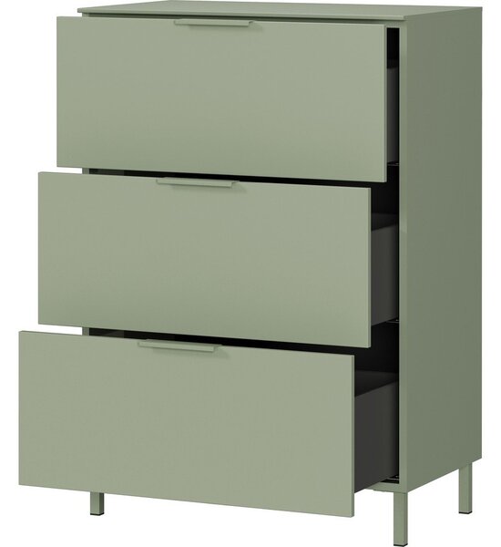 Zelená matná skříňka 68x98x40 cm Savoca – Germania