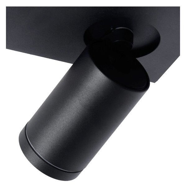 Lucide 09930/20/30 stropní bodové svítidlo 4x5W | LED GU10 | 2200K/3000K | 4x320lm | IP44 - žárovka je součástí balení, černá, nastavitelné, stmívatelné, CCT