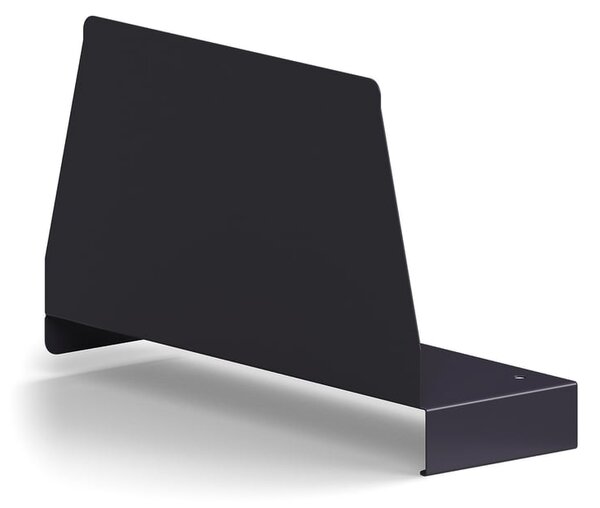 AJ Produkty Přepážka na polici RELY, levá, 160x300 mm, antracitová