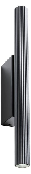 Redo Nástěnné LED svítidlo NIKOS v: 300mm, 2x5W Barva: Zlatá-černá, Teplota světla: 3000K - teplá bílá