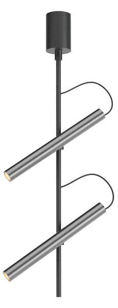 Redo Stropní LED svítidlo PRAXI v: 511mm, 14,6W Barva: Černá-hnědá, Teplota světla: 3000K - teplá bílá