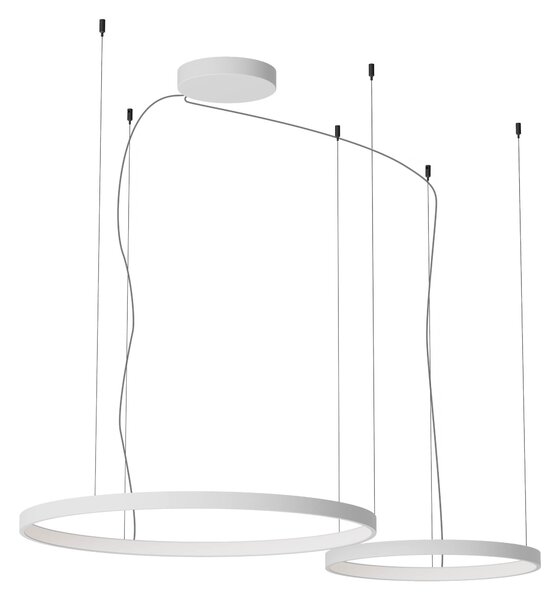 Redo Závěsné LED svítidlo ORION ø 500mm + 750mm, 98W Barva: Černá, Stmívání, řízení: TRIAC