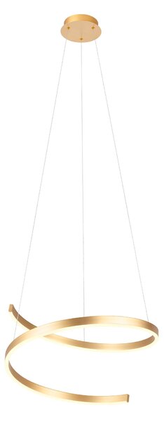 Redo Závěsné LED svítidlo SCROLL ø 600mm, 38W Barva: Černá