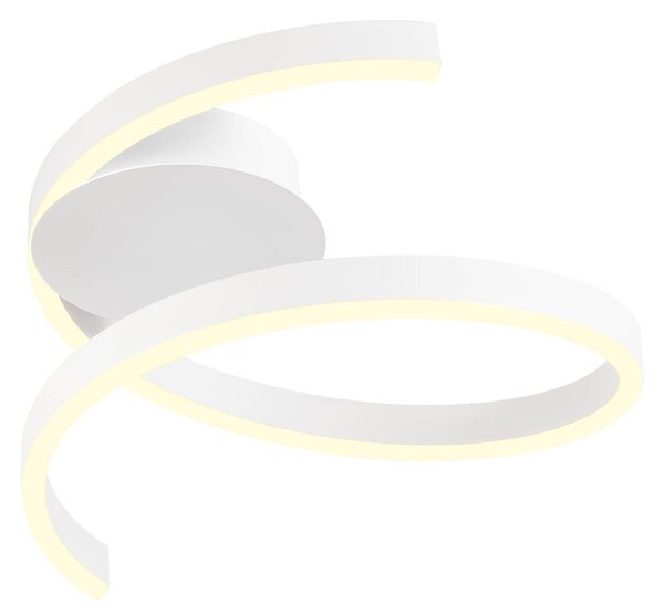 Redo Stropní LED svítidlo SCROLL ø 405mm, 27W Barva: Bronz