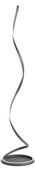Redo Stojací LED lampa SCROLL v: 170cm, 30W Barva: Bronzová