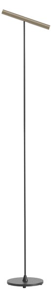 Redo Stojací LED lampa PRAXI v: 145cm, 8,3W Barva: Černá-nikl, Teplota světla: 3000K - teplá bílá