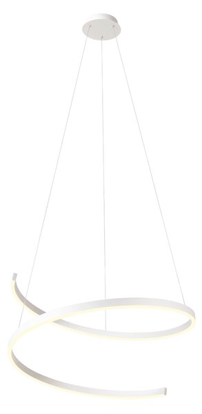 Redo Závěsné LED svítidlo SCROLL ø 750mm, 46W Barva: Bronzová