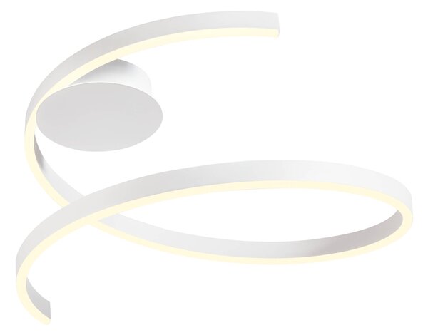 Redo Stropní LED svítidlo SCROLL ø 600mm, 38W Barva: Bronzová