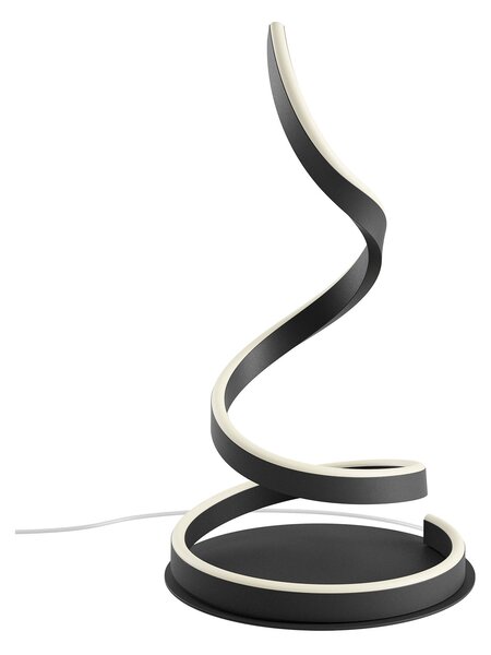 Redo Stolní LED lampa SCROLL v: 46cm, 19W Barva: Černá