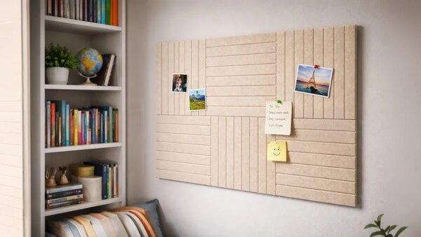 Filcové panely na zeď 120×80 cm camel, Z12_FELT40x20CAMEL