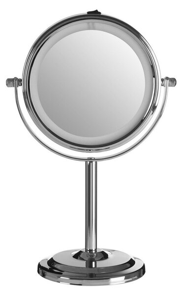 Kosmetické zrcadlo s osvětlením/zvětšovací (zvětšení 2x) ø 15 cm Cassini – Premier Housewares