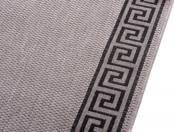 Balta Běhoun Sisal Floorlux 20014 Silver / Black Šíře: 70 cm