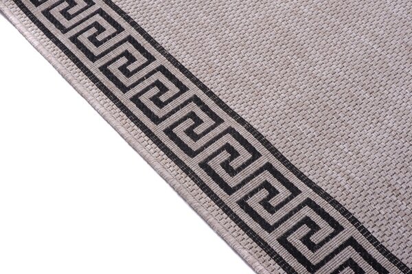 Balta Běhoun Sisal Floorlux 20014 Silver / Black Šíře: 70 cm