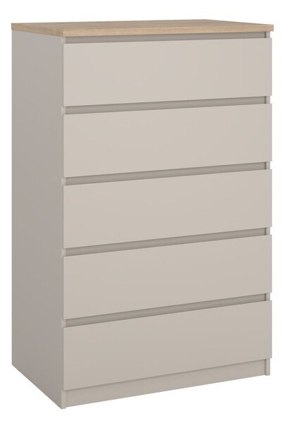 Krémová komoda 77x121x50 cm Naia – Tvilum
