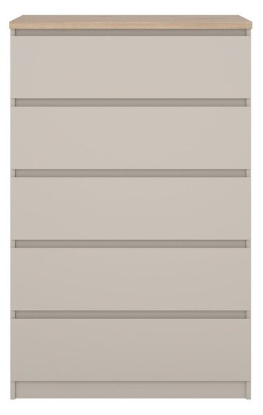 Krémová komoda 77x121x50 cm Naia – Tvilum
