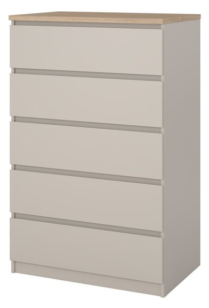 Krémová komoda 77x121x50 cm Naia – Tvilum