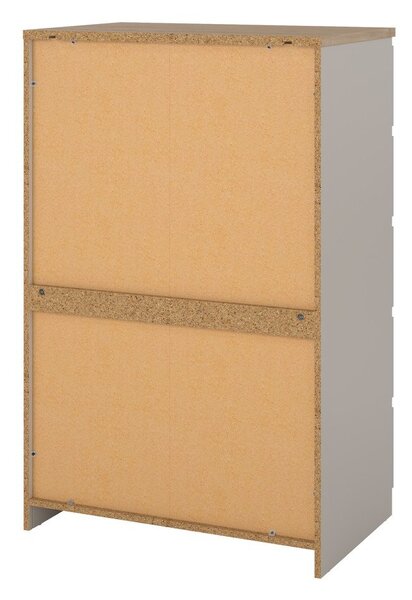 Krémová komoda 77x121x50 cm Naia – Tvilum