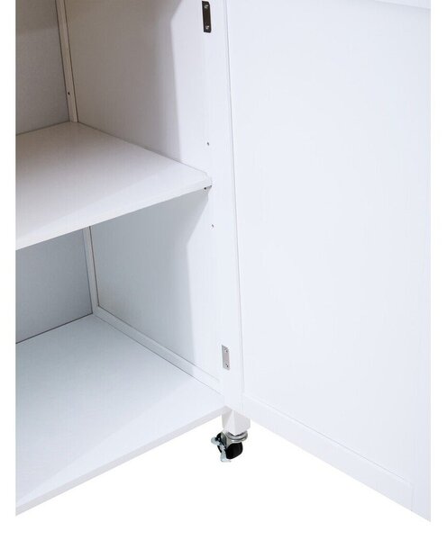 Kuchyňský ostrůvek na kolečkách z kaučukového dřeva 48x105 cm Frankfurt – Premier Housewares