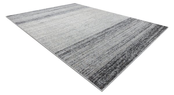 Makro Abra Kusový koberec FUSION 8252 Moderní Abstraktní světle šedý tmavě šedý Rozměr: 80x150 cm