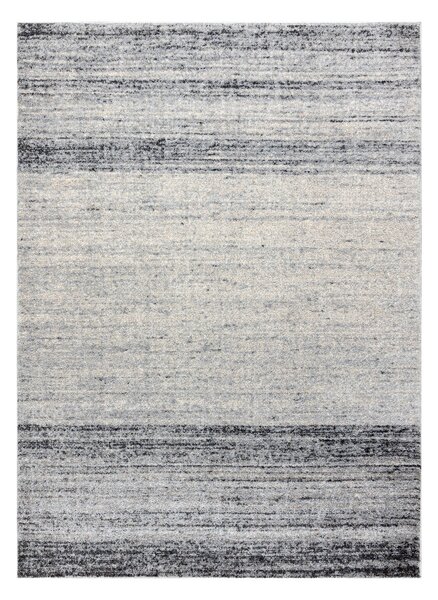 Makro Abra Kusový koberec FUSION 8252 Moderní Abstraktní světle šedý tmavě šedý Rozměr: 80x150 cm