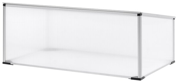 Zahradní skleník CARFIZZI 100 cm 60 cm Stříbrná