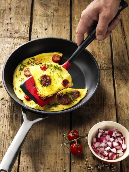 Le Creuset 93100100060008 Kuchyňská lopatka silikonová višňová