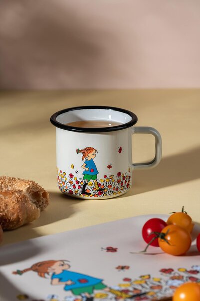 Muurla 2400-2720-10 Servírovací tác Pippi Dlouhá punčocha Pippi má narozeniny 20 x 27 cm