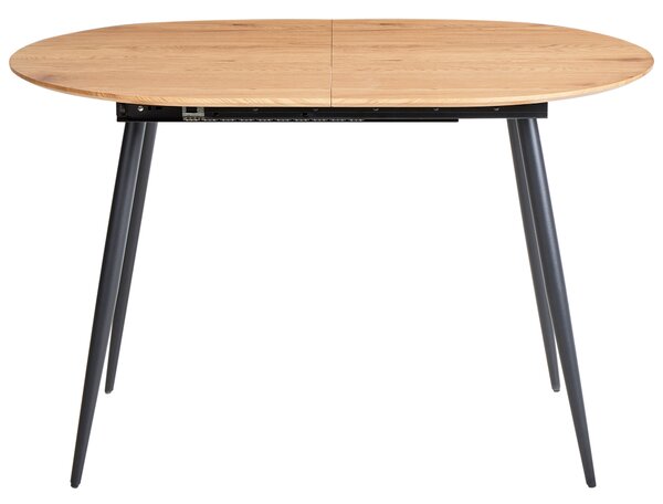 Rozkládací jídelní stůl CLAVET Světle hnědá 120/160 cm 80 cm