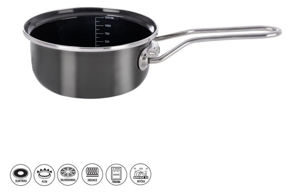 Smaltovaný rendlík 1,25 l Metalic – Orion