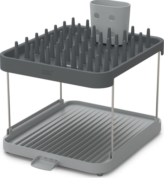 Joseph Joseph 851660 Odkapávač na nádobí Duo dvouúrovňový šedý