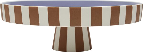 OYOY L301540 Dortový podnos Toppu, 27 x 27 cm, hnědo-fialový