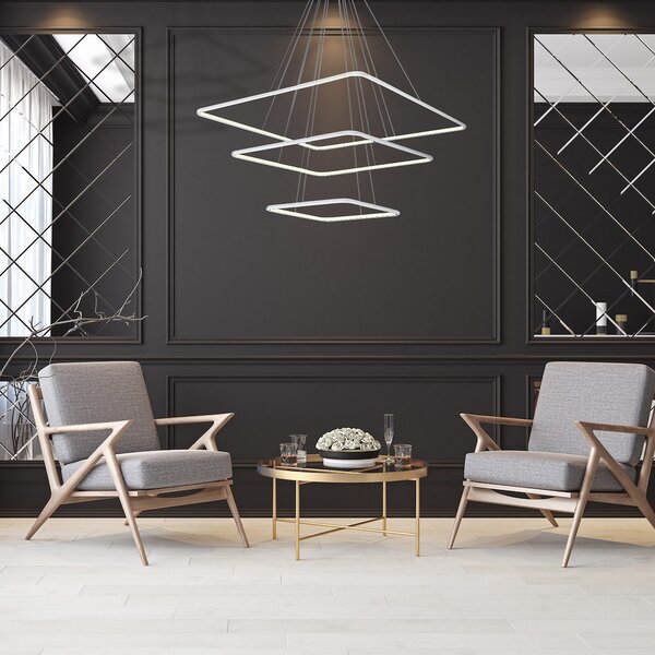 Závěsné LED svítidlo Nix, 3x LED 117w, 3000k, w