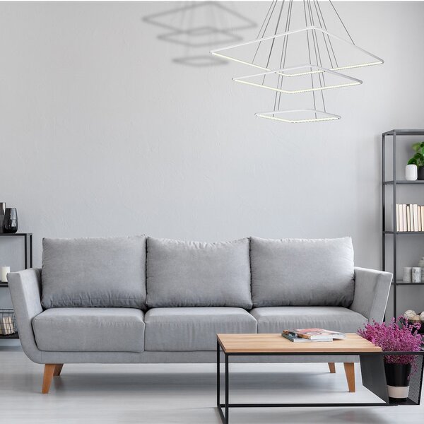 Závěsné LED svítidlo Nix, 3x LED 117w, 3000k, w