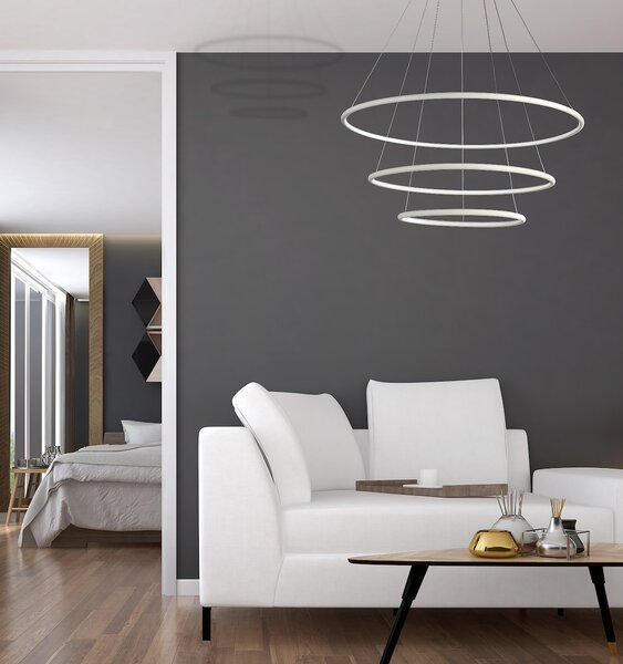 Závěsné LED svítidlo Orion, 3x LED 99w, 3000k, w