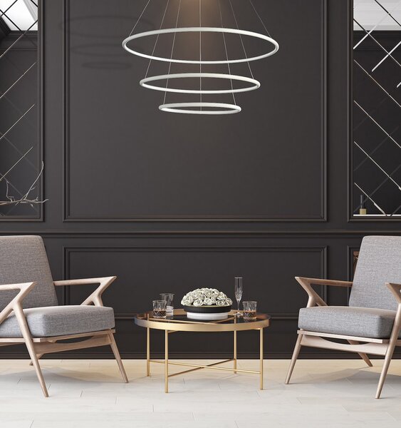 Závěsné LED svítidlo Orion, 3x LED 99w, 3000k, w