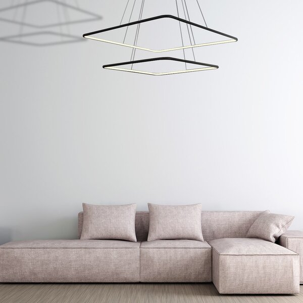 Závěsné LED svítidlo Nix, 2x LED 50w, 3000k, b