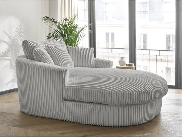 Šedé manšestrové křeslo Belem – Bobochic Paris