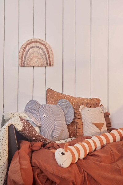 OYOY M107104 Dekorační polštář Erik Elephant