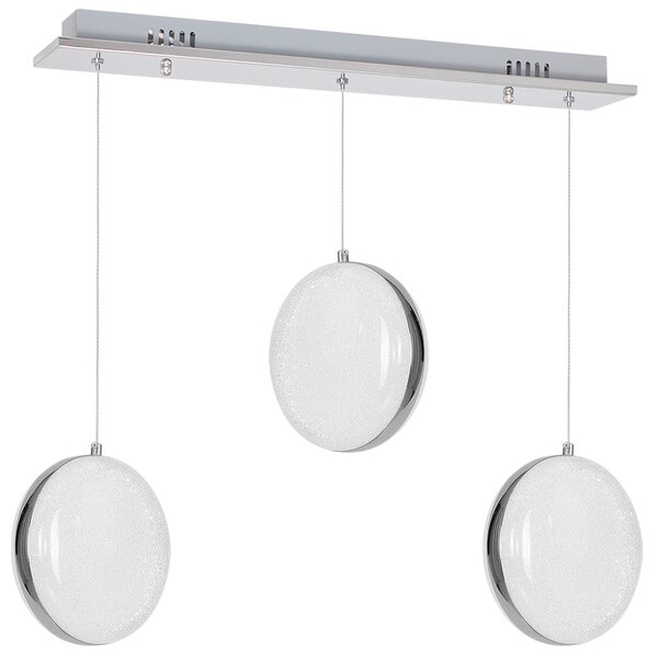 Závěsné LED svítidlo Lira, 3x LED 27w, 4000k, ch