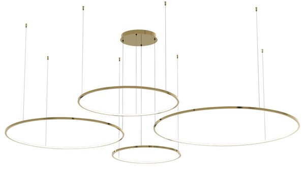 Závěsné LED svítidlo Saturno, 4x LED 120w, 4000k, g