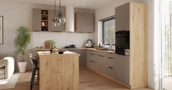 Kuchyňská linka ARIA dub artisan/sandgrau