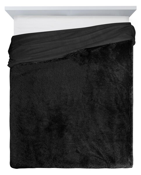 CHLUPATÁ DEKA TIFANY1 150X200 CM ČERNÁ