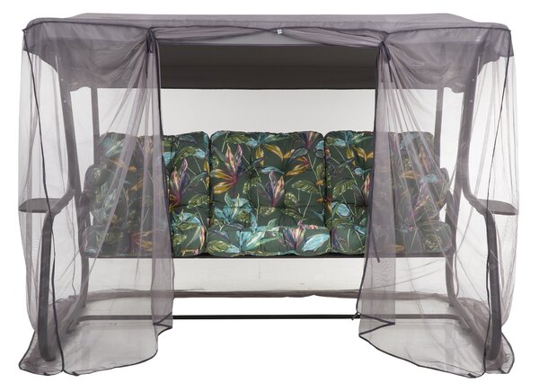 Zahradní houpačka s moskytiérou a s bočními stolky Celebes Plus Black Edition G058-02PB PATIO 448786