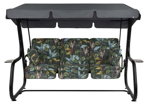 Zahradní houpačka Rimini Black Edition s bočními stolky G058-02PB PATIO 448565