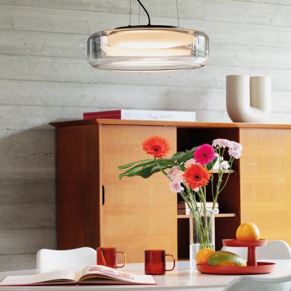 Ideal Lux 333045 TOPICO SP D45 závěsné svítidlo D450mm LED 28W 2950/1340lm 3000K kouřová